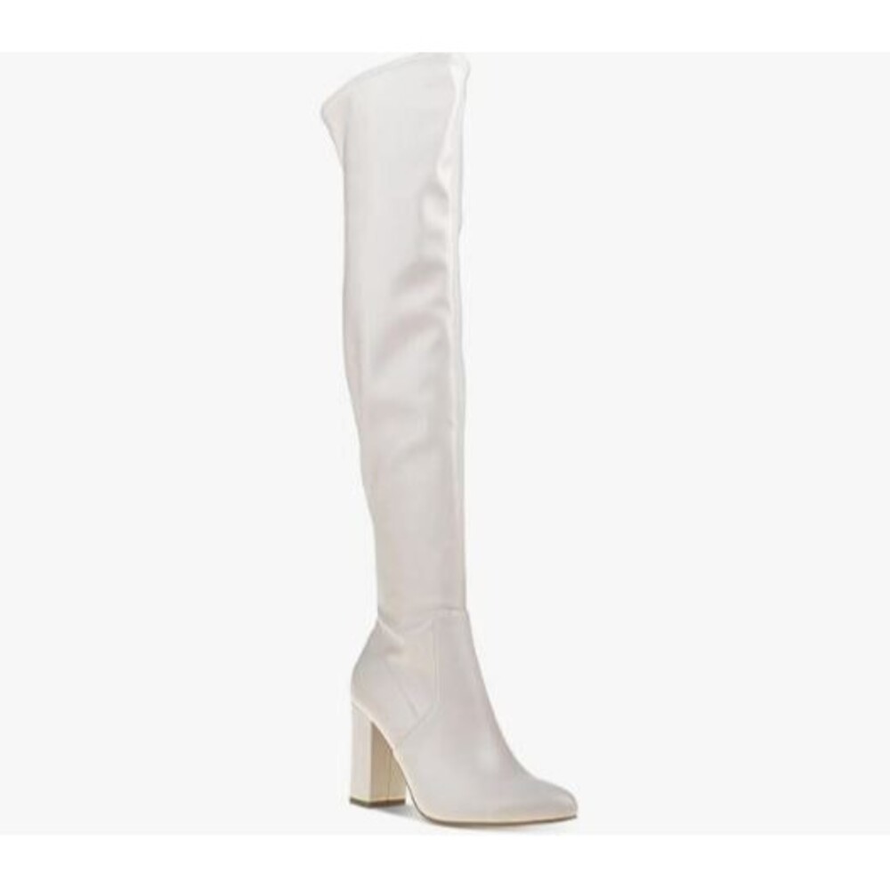 Wild Pair Bravy Over-The-Knee Boots Bone Size 9M – New in Box